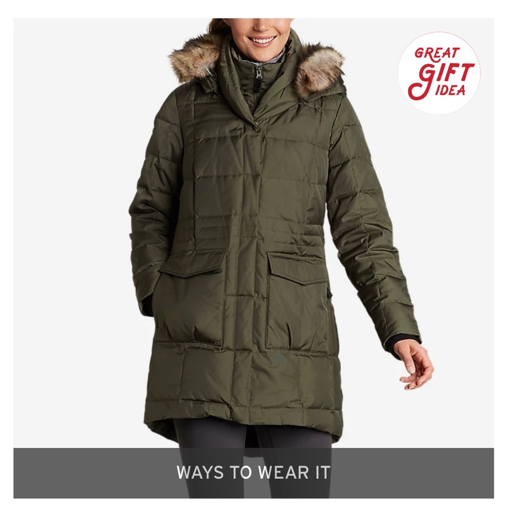 Eddie Bauer Yukon Classic Down Parka Gem